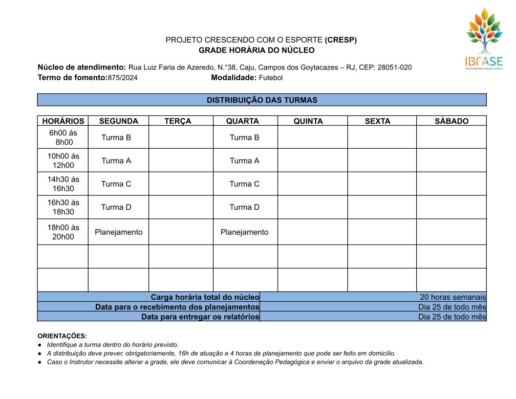 Grade horária - Caju (1).docx