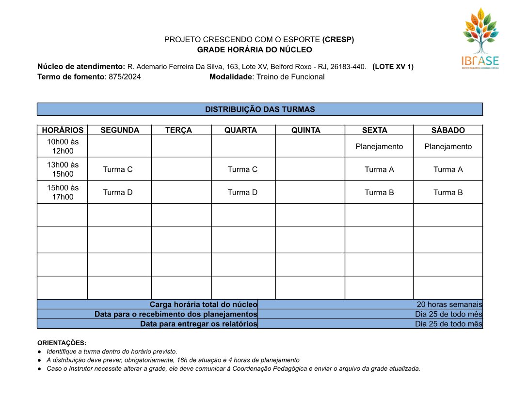 Grade horária - Lote XV 1.docx (1)