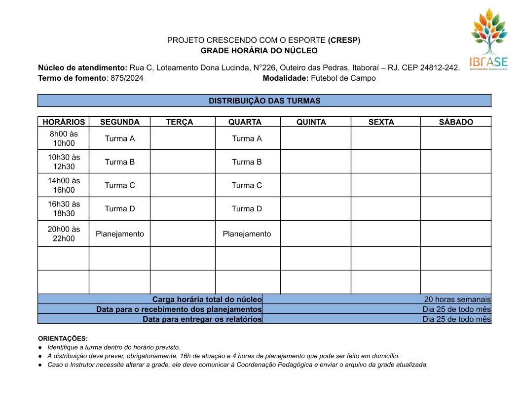 Grade horária do Outerio das Pedras (FUTEBOL).docx
